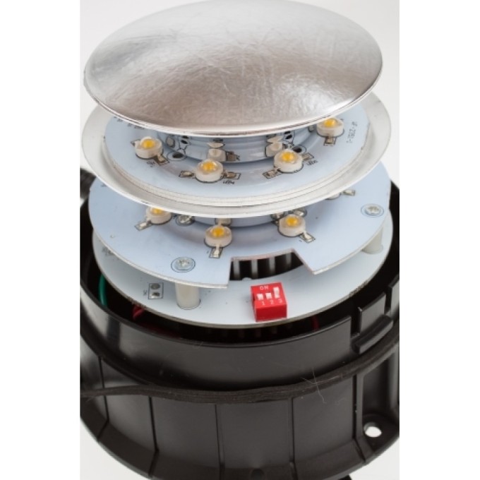 Girofar LED cu magnet si ventuza - 2 randuri a cate 8 LED-uri